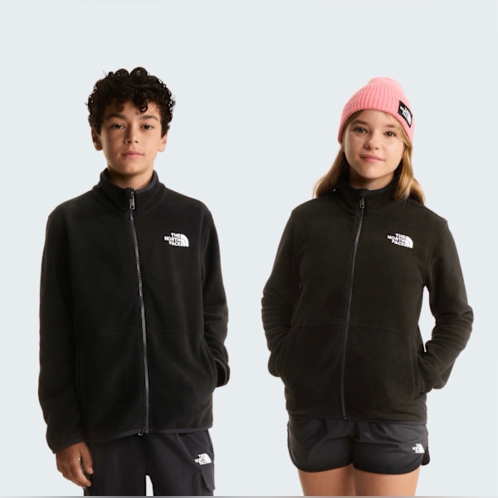 The North Face Boy’s Full Zip fleece jacket L (14/16) black